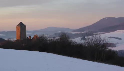 Burg Lichtenberg im Winter