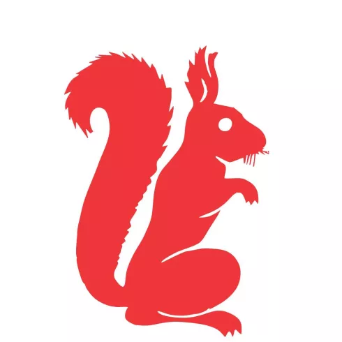 Logo und Markierung Eichhörnchenweg