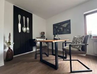 Wohnzimmer - Essbereich (© Kerstin Kaub)