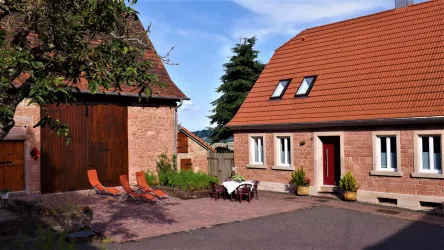Hof, Ferienhaus (© Ferienhaus Fuchs)