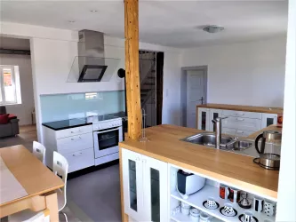 Blick in Küche