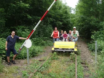 Schranke Draisinenbahn