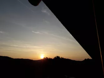 Blick auf den Sonnenaufgang (© Fam. Mang)