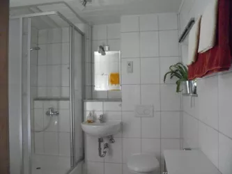 Dusche - WC (© Ferienwohnung H. Diehl)
