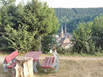 Aussichtpunkt Himberg-Sitzgruppe