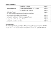 Preisliste Verpfleger 2023 Seite 2
