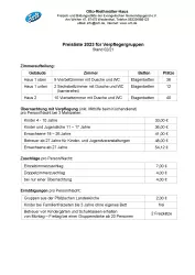 Preisliste Verpfleger 2023 - Seite 1