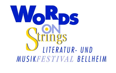 Logo: words on strings