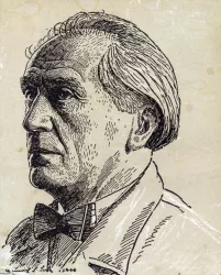 August Heinrich - Zeichnung Portrait
