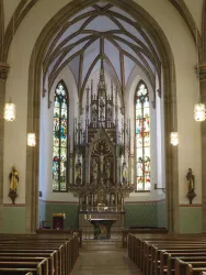 Altarraum St. Nikolauskirche Bellheim