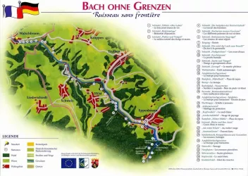 Bach ohne Grenzen, Übersichtskarte (© TI Pirmasens-Land)