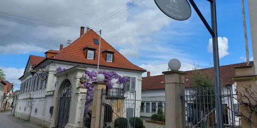 Eine Straßenansicht von dem Winzerverein Forst 