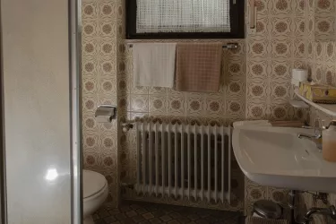 Dusche, Toilette, Waschbecken