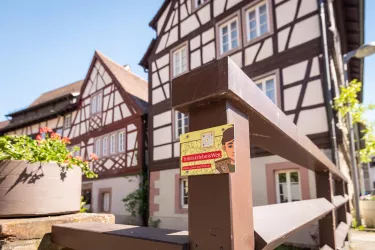 Marker Station Essen und Trinken (© Verein SÜW Annweiler e.V., Dominik Ketz)