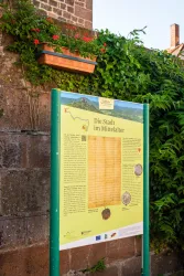 Tafel Die Stadt im Mittelalter