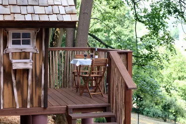 Hexenhäuschen Veranda (© Jugendstilhotel Trifels, Fotograph Iversen)
