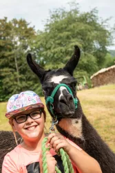 Lamawandern (© Verein SÜW Annweiler e.V., Fotograf: Dominik Ketz)