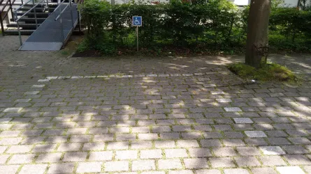 Barrierefreier Parkplatz am Naturfreundehaus