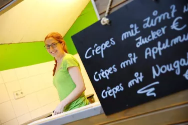 Waldgastronomie im FunForest Abenteuerpark (© Fun Forest AbenteuerPark Kandel)