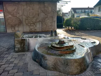 Brunnenanlage Sparkasse Kandel