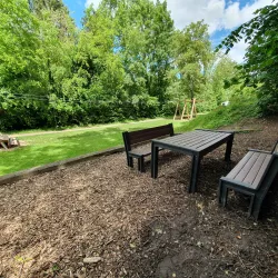 Rastplatz an der Seilrutsche Winden