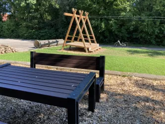 Rastplatz an Seilrutsche Winden
