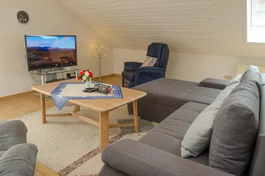 Wohnbereich - Ferienwohnung im OG