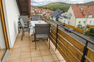 Urlaubsdomizil Uhrig - Fewo OG: Blick vom Balkon
