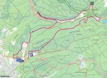 Wegeverlauf (© Gemeinde Queidersbach)