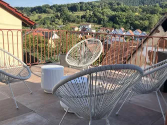 Abendsonne auf Terrasse