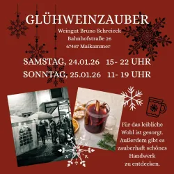Flyer Glühweinzauber (© Weingut Bruno Schreieck)