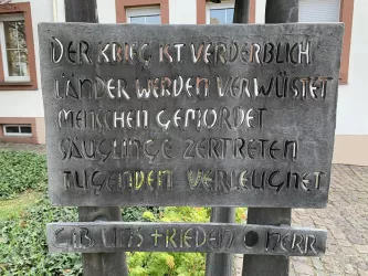 Tafel (© Büro für Tourismus Maikammer)