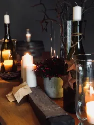 Adventslichter (© Weingut Dengler-Seyler)