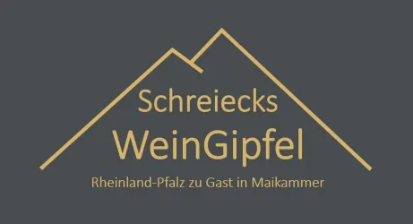 Logo für Schreiecks WeinGipfel. Das Event präsentiert Weine aus Rheinland-Pfalz in Maikammer.