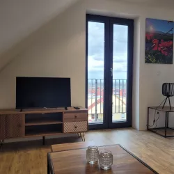 Wohnzimmer Richtung Loggia