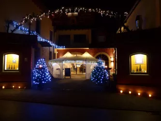 Weingut im Wintermodus (© Wein- und Sekthaus Volker und Bernd Schreieck)