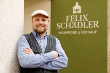 Betriebsleiter Felix Schädler (© Weingut Felix Schädler)