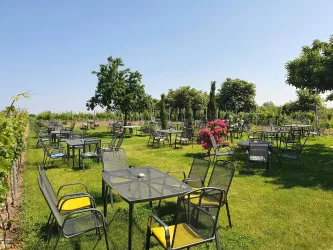Im Garten (© Winzerhof Ernst GbR)