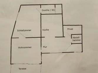 Grundriss der Ferienwohnung