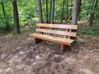 Bank auf dem Schwabfelsen