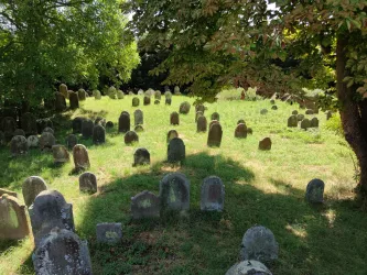 Jüdischer Friedhof Essingen Hügel (© Eberhard Dittus)