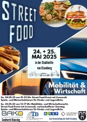 2025 Plakat Street Food Event und Automarkt