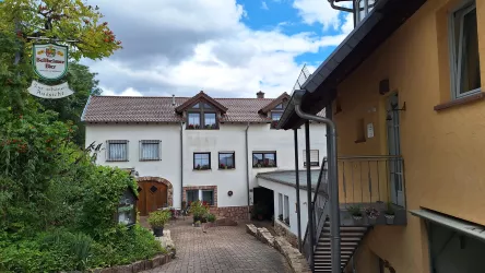 Blick über den Hof (© Wiebke Füge)