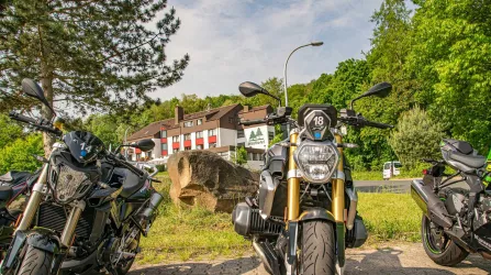 Motorrad (© Waldhotel Eisenberg)