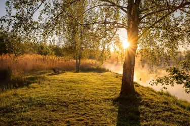 Sonnenaufgang in der Erdekaut