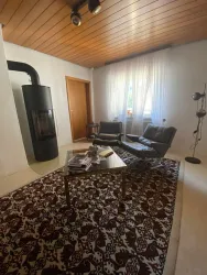 Wohnzimmer mit Kaminofen