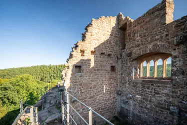 Ruine mit Rundbogen (© Verein SÜW Annweiler e.V., Fotograf: Dominik Ketz)