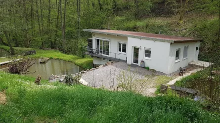 Waldhaus am Teich, Außenansicht