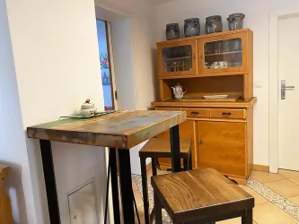 Ein gemütlicher Stehtisch für Zwei.