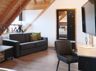 Gemütliche Schlafcouch